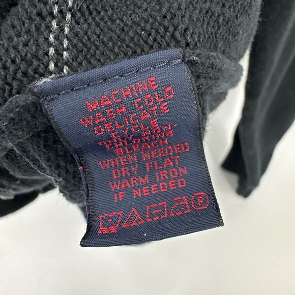 Austin Reed Sweater Mens XXL Black Gray Windowpane Pullover 1/4 Zip Long Sleeve - Picture 7 of 8